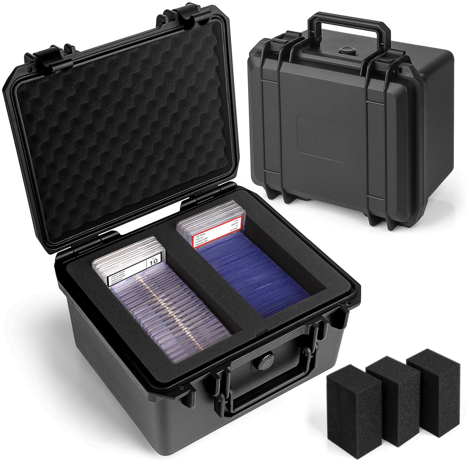 Bheddi Graded Card Storage Box exterior with rugged protection for valuable slabs.