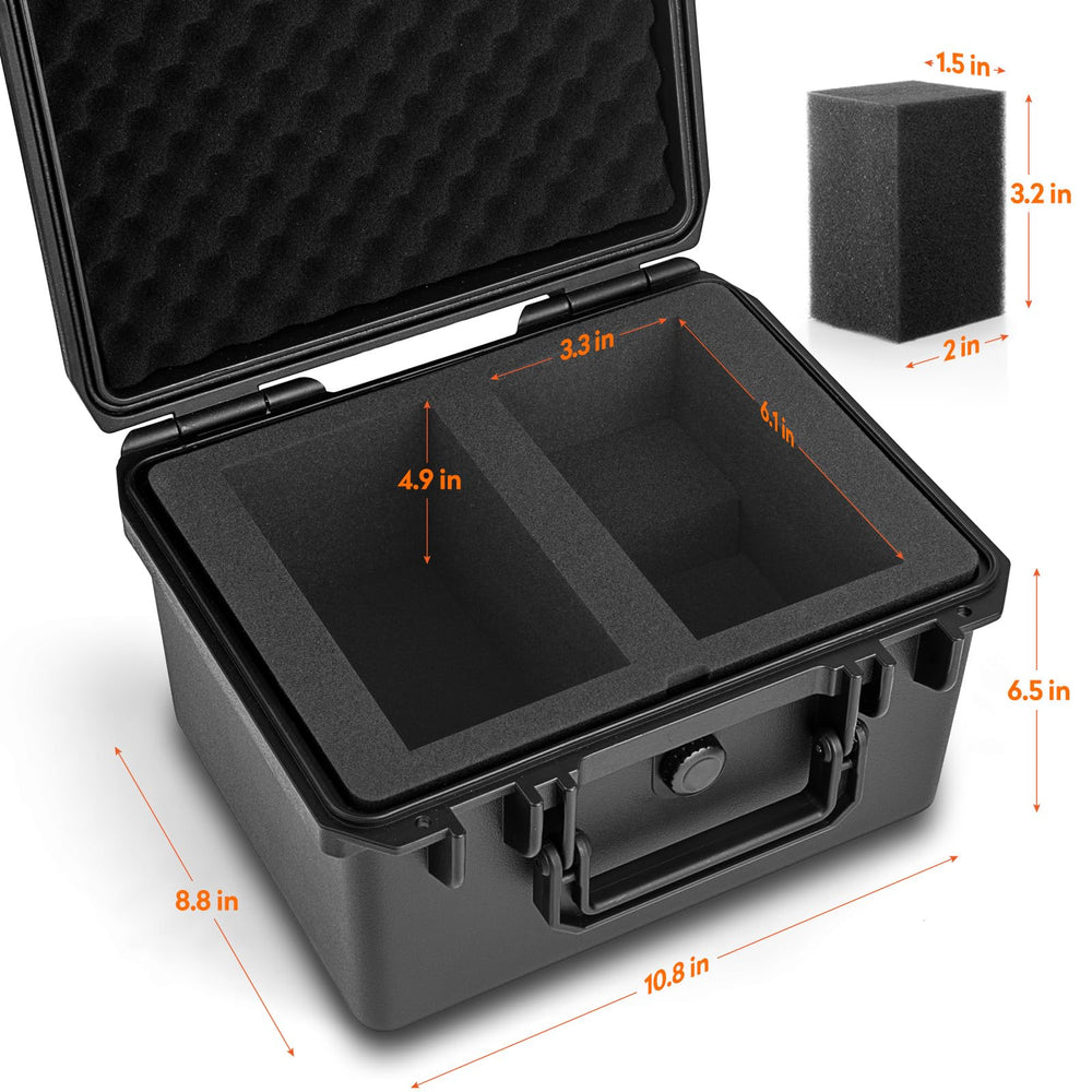 Bheddi box interior foam slots keep each graded card separated and safe.