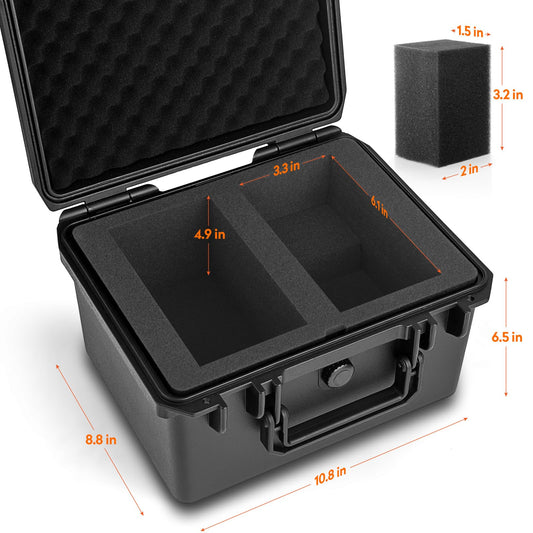 Bheddi box interior foam slots keep each graded card separated and safe.