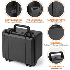 Bheddi box lid open view highlights two removable graded card foam blocks.