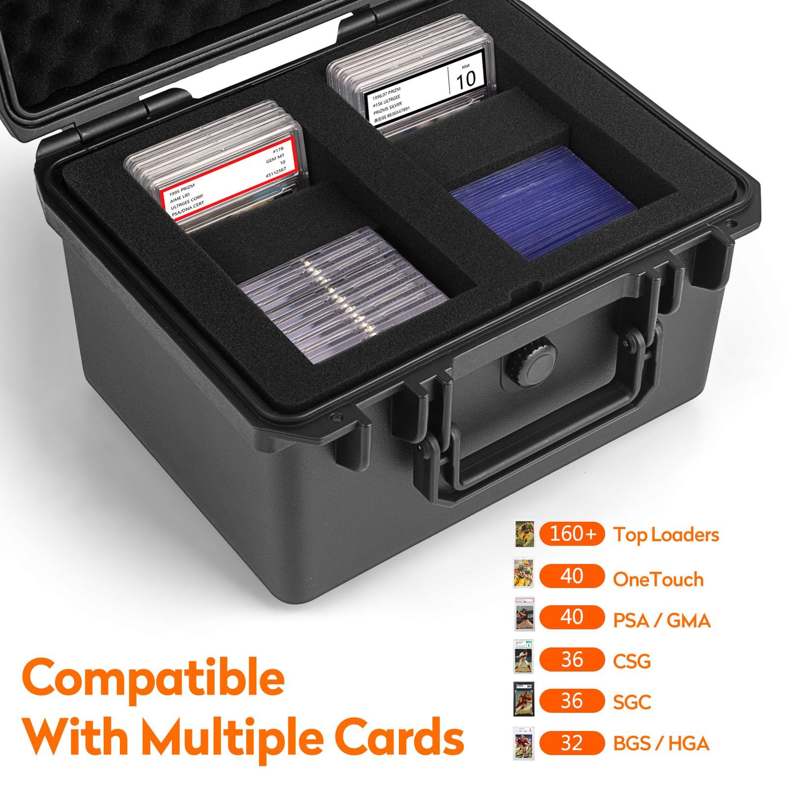 Bheddi box features IP67 waterproof shell protecting cards from moisture.