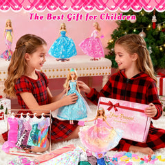 BHYTAKI wedding gowns set enables stylish pretend play and mix-and-match fashion fun.
