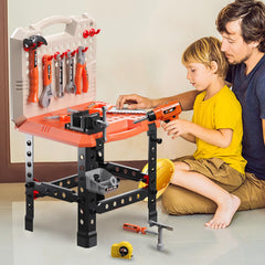 BHYDRY 91-piece contents laid out for realistic pretend tools and activities.