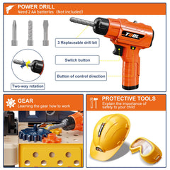 BHYDRY Kids Tool Bench hammer for imaginative construction play and coordination.