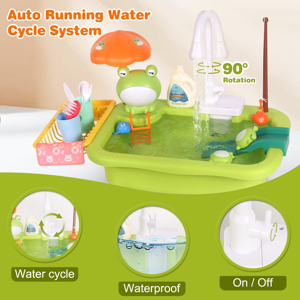 BHYDRY Floating fishing toy adds interactive water play for motor skills.