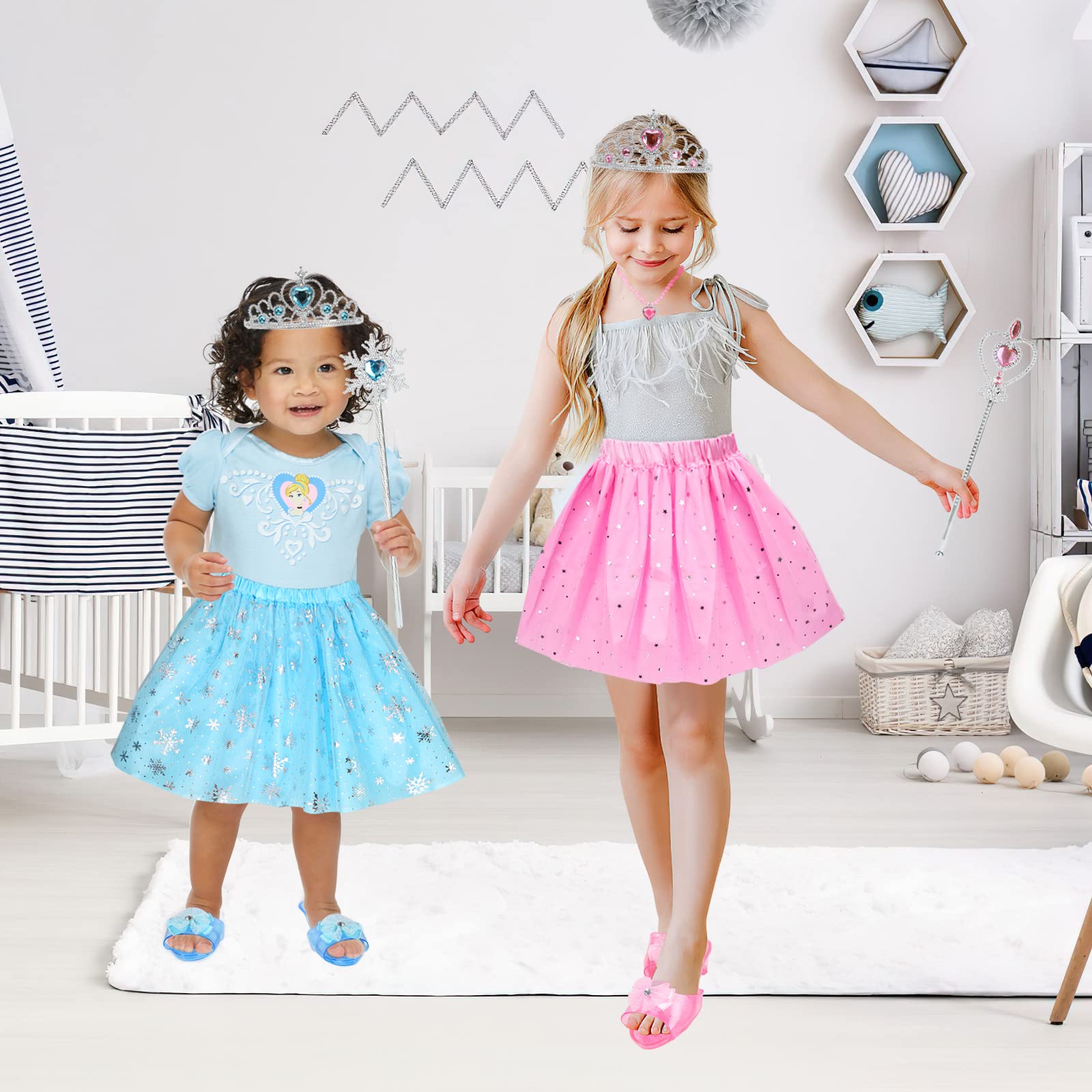 Biange tiara crowns for royal pretend play moments