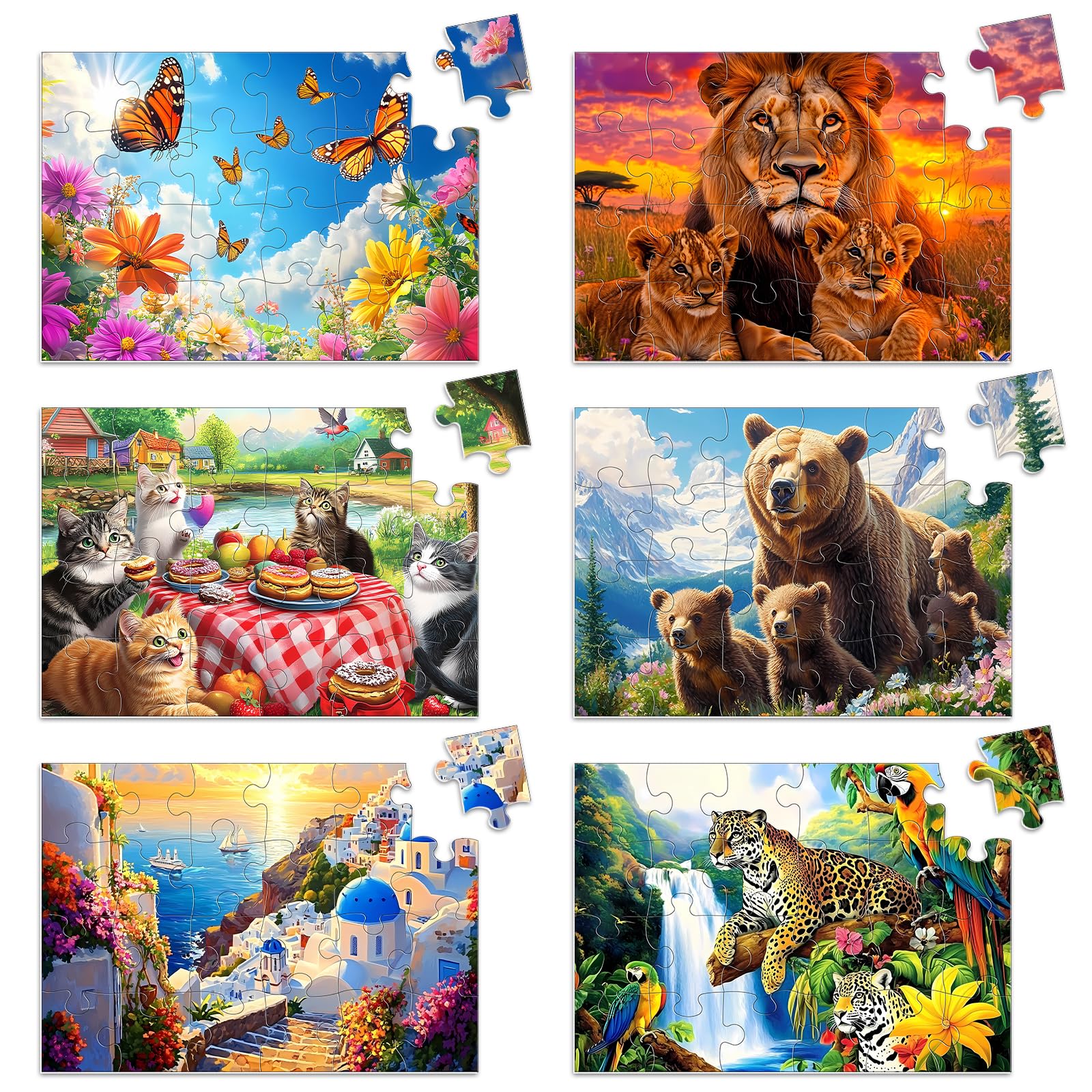 Biarek senior puzzle large pieces for easy grip during play