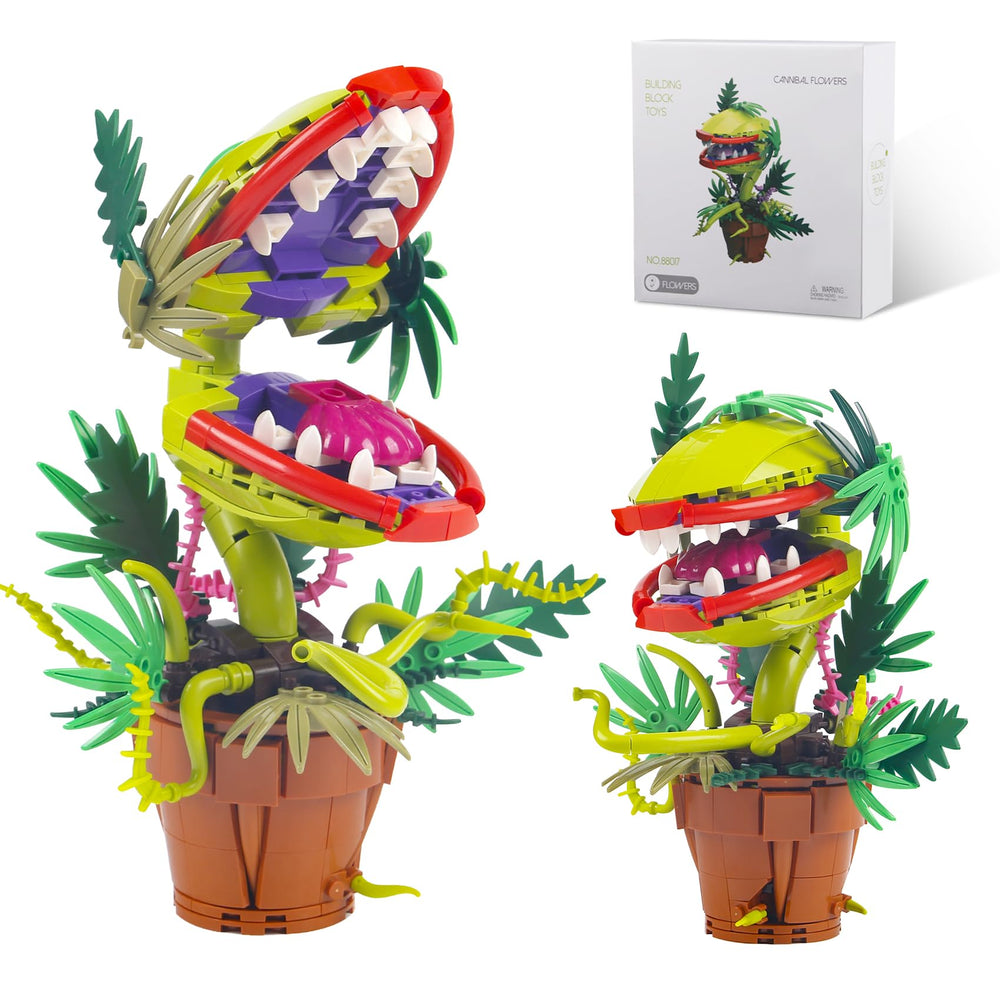 Bibilock Audrey II Piranha Plant build in progress for immersive display.