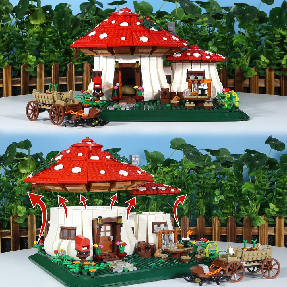 Bibilock bonsai village design kit, a unique decor piece.