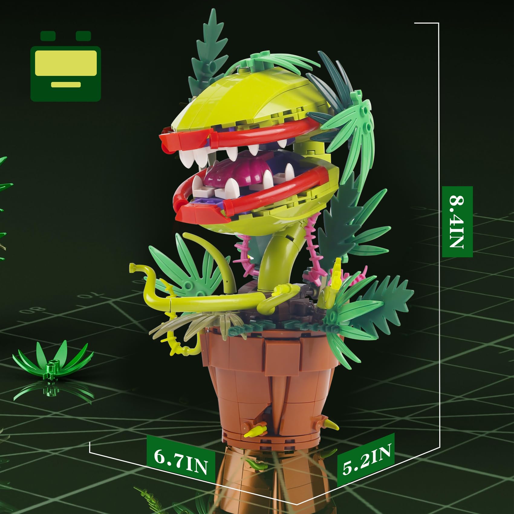 Bibilock horror display piece, perfect gift for fans and builders.