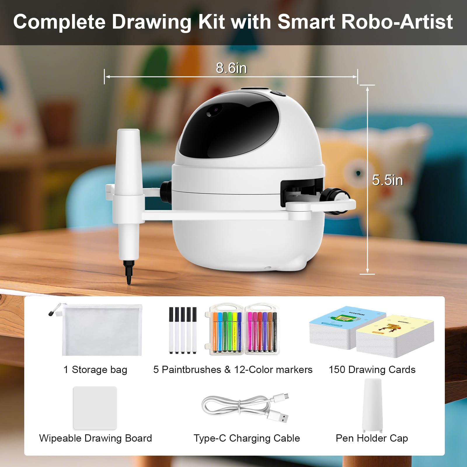 BiBiSi drawing robot reusable drawing board for ongoing practice