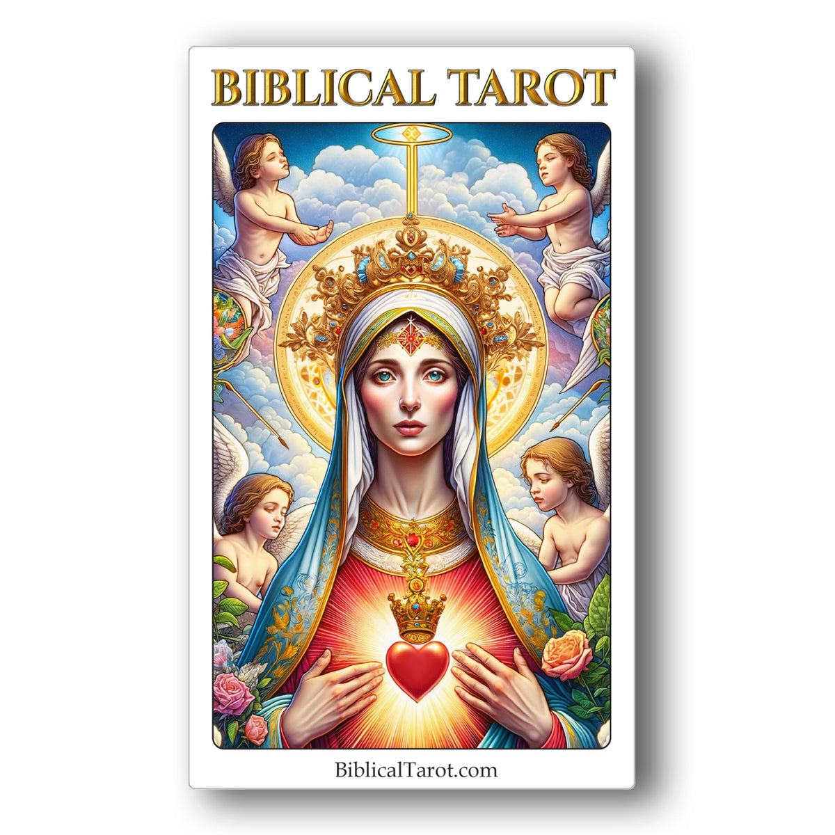 Biblical Tarot 78-card journey visuals for reflection and growth.
