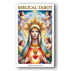 Biblical Tarot 78-card journey visuals for reflection and growth.