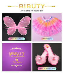 BIBUTY dress-up accessories box keeps items neatly organized