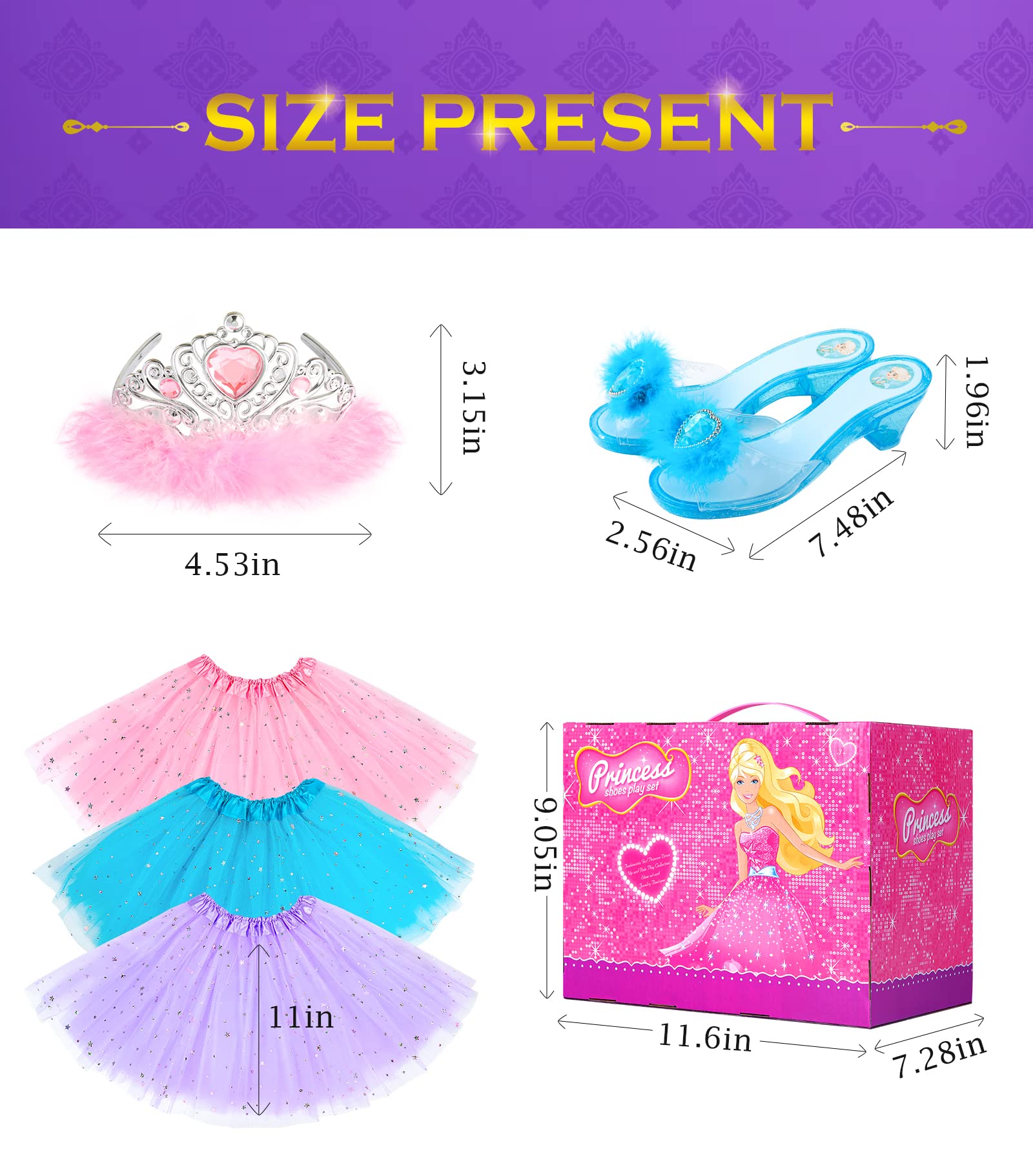 Bibuty complete dress-up collection box ideal for birthdays and parties.