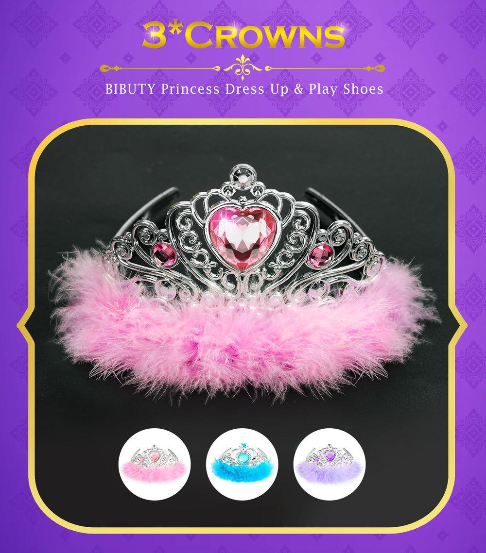 Bibuty easy-walk soles support little feet during dress-up.