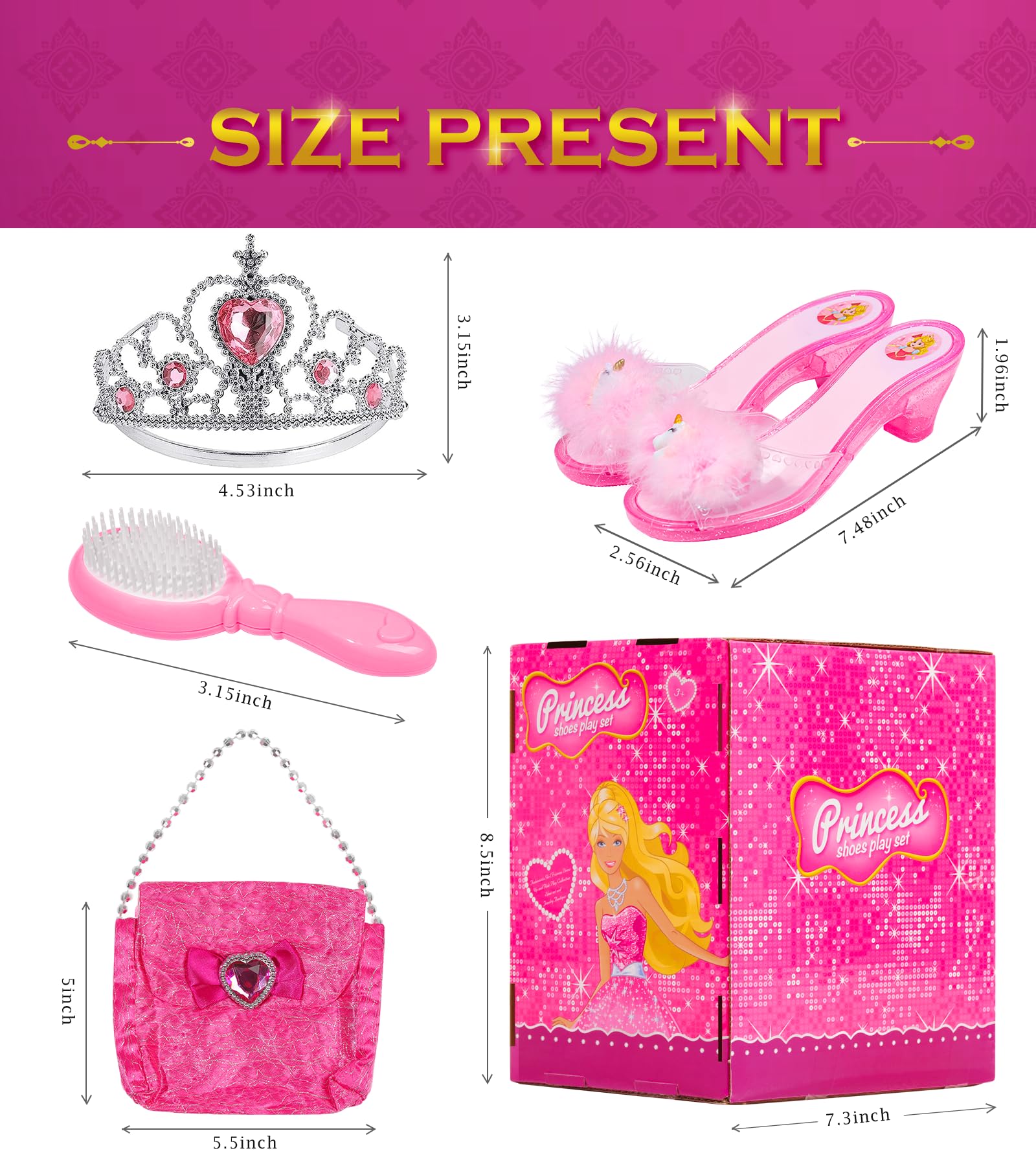BIBUTY gift-ready princess dress-up box packaging