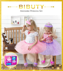 Bibuty glitter gems sparkle under lights during pretend play.