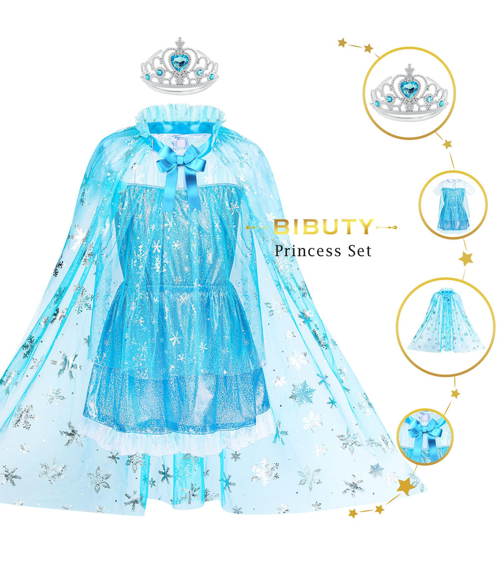 BIBUTY princess cape adds royal flair to costumes