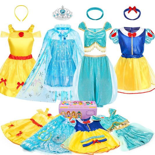 BIBUTY princess blue dress set for imaginative playtime