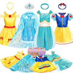 BIBUTY princess blue dress set for imaginative playtime