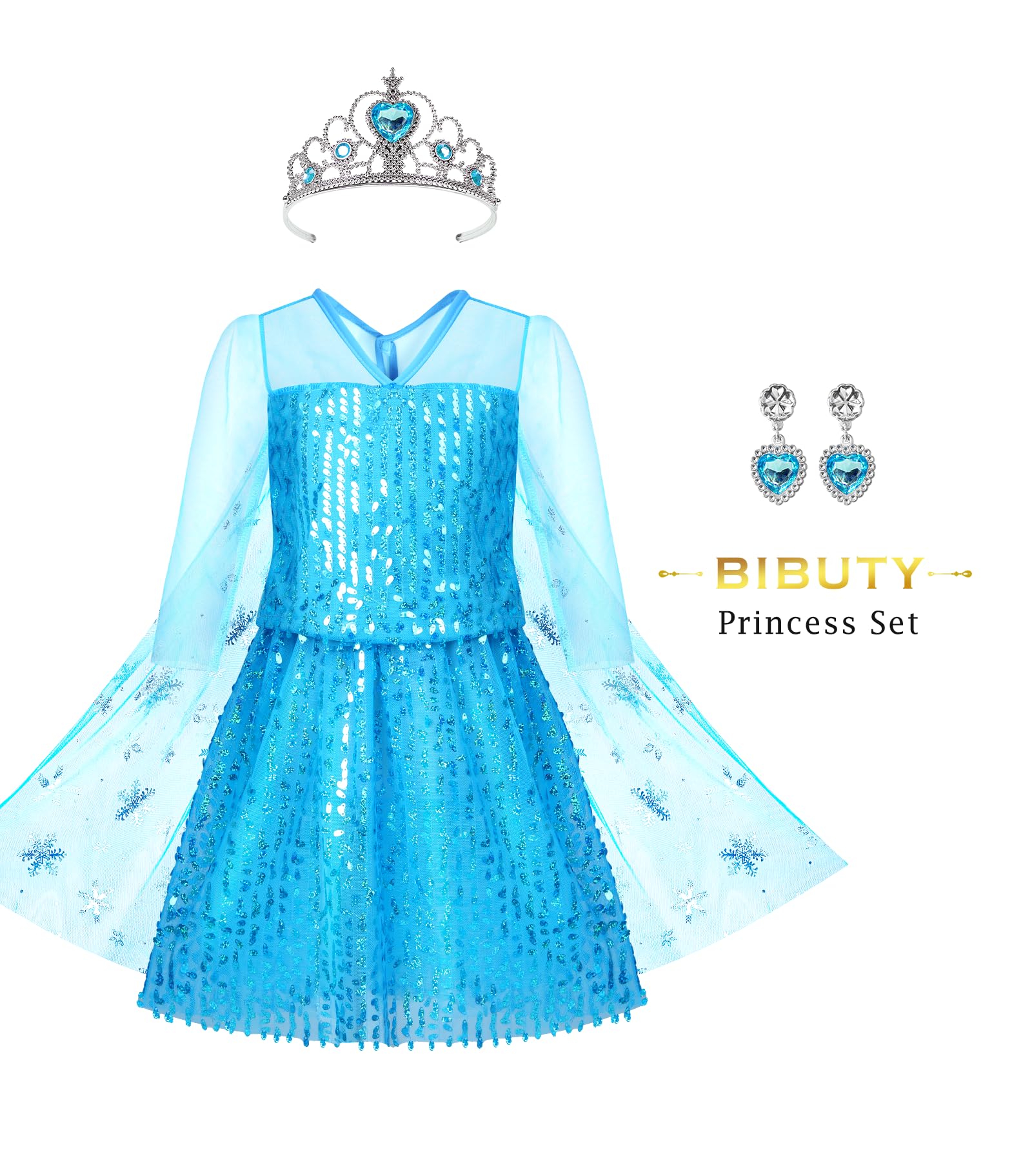 Bibuty headbands complete a sparkling dress up look for photos.