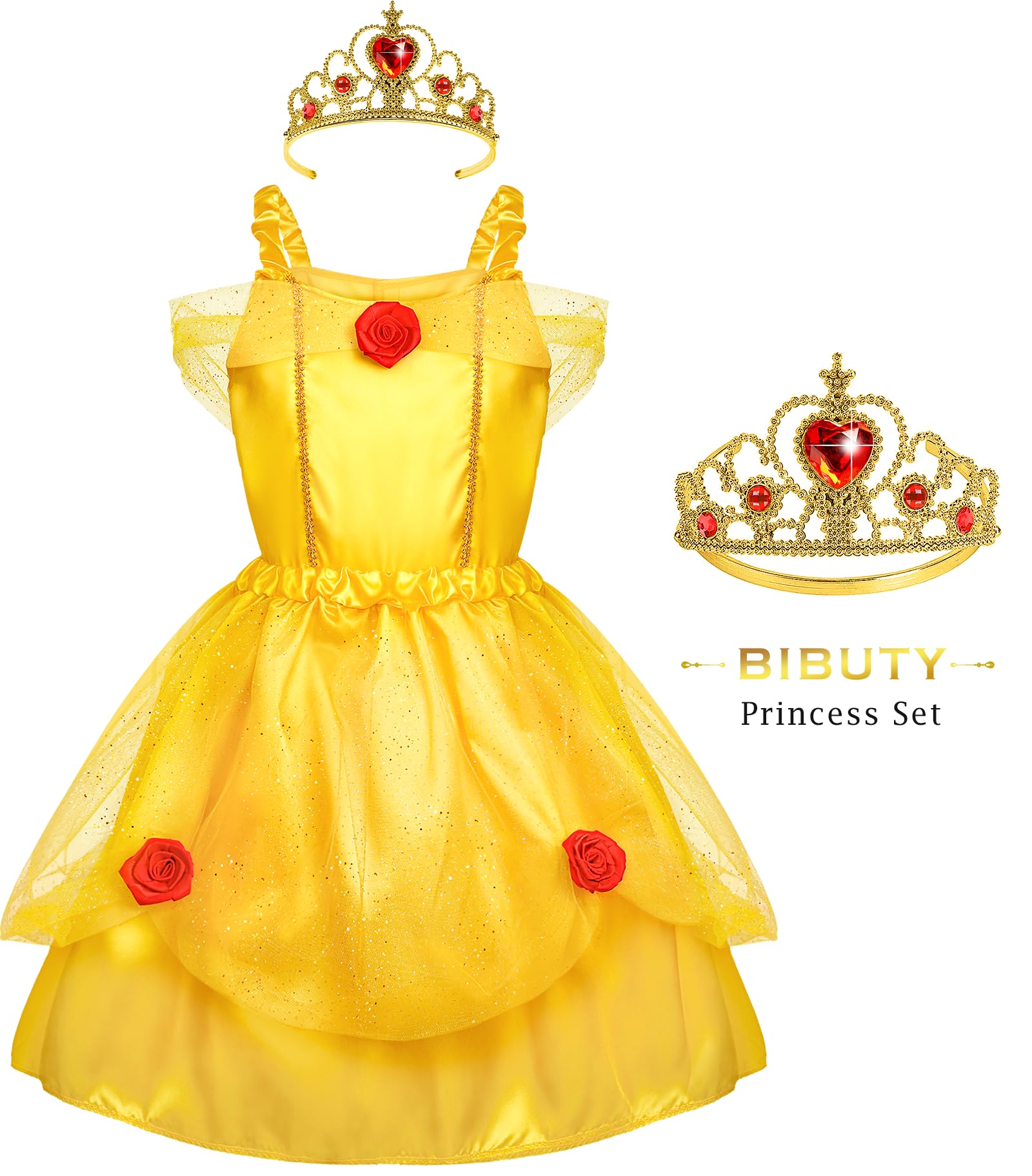 BIBUTY princess jewelry set offers safe, decorative accessories.