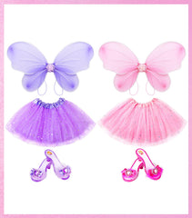 BIBUTY princess dress-up shoes set keeps little feet comfy during pretend play.