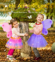 BIBUTY princess shoes for comfy daily pretend play
