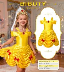 BIBUTY soft stretchy material for comfortable dress up outfits
