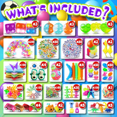 BicMan carnival prizes assortment fun for games.