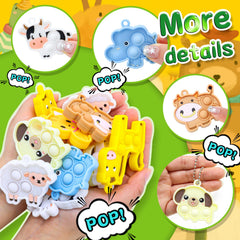 BicMan mini pop keychain classroom-prize ready for kids activities.