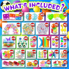 BicMan stockings-stuffer pack colorful sensory toys for gifts.