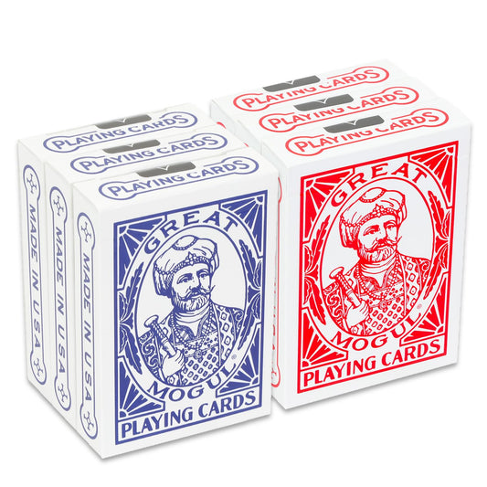 Air Cushioned Bicycle decks ensure smooth dealing and durability during play.