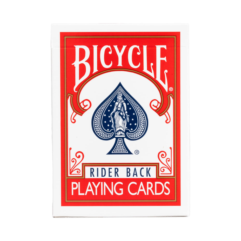 Bicycle All Red Poker Size 12 Pack made in USA, eco-friendly and recyclable for sustainable gaming.