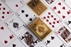 Bicycle Metalluxe deck with Air Cushion Finish for smooth shuffling and handling.