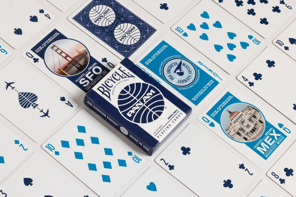Cairo court cards on Bicycle Pan Am Air deck for an exotic game-night touch.