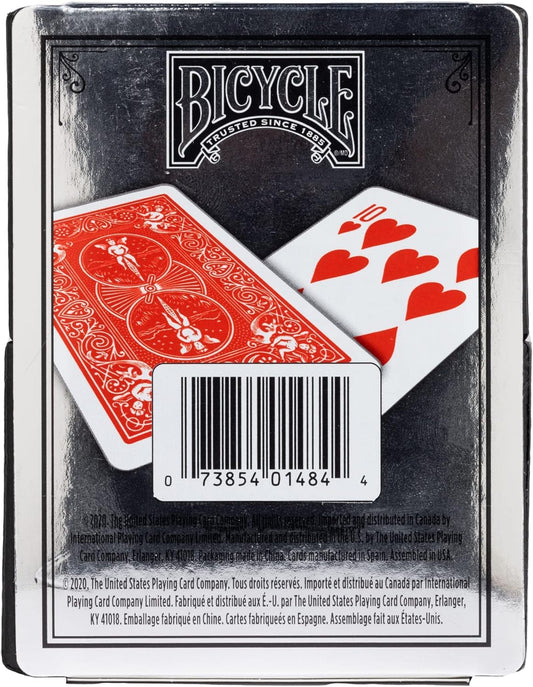 Bicycle Prestige red deck of waterproof cards for clear visibility