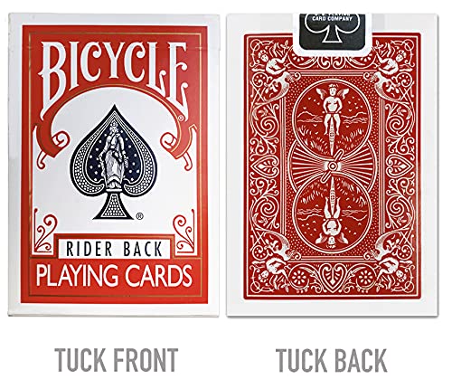 Bicycle Rider Back cards featuring Jokers included for complete deck experience.