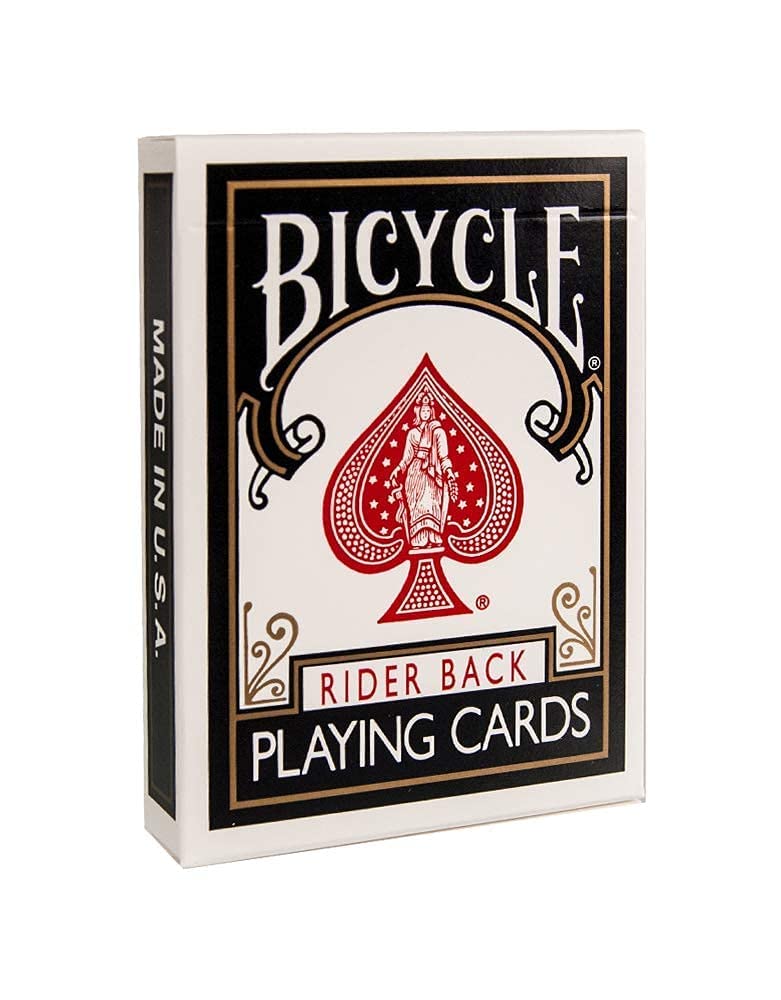 Bicycle Rider Back standard index supports easy reading for beginners.