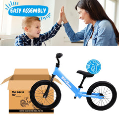 Bicystar soft grips improve control during learning sessions.