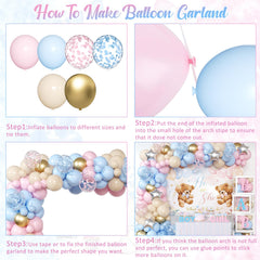 BIENAN 68-piece balloon set for arch and backdrop decorations