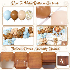 bienan boy baby shower decor kit coordinates the whole theme.