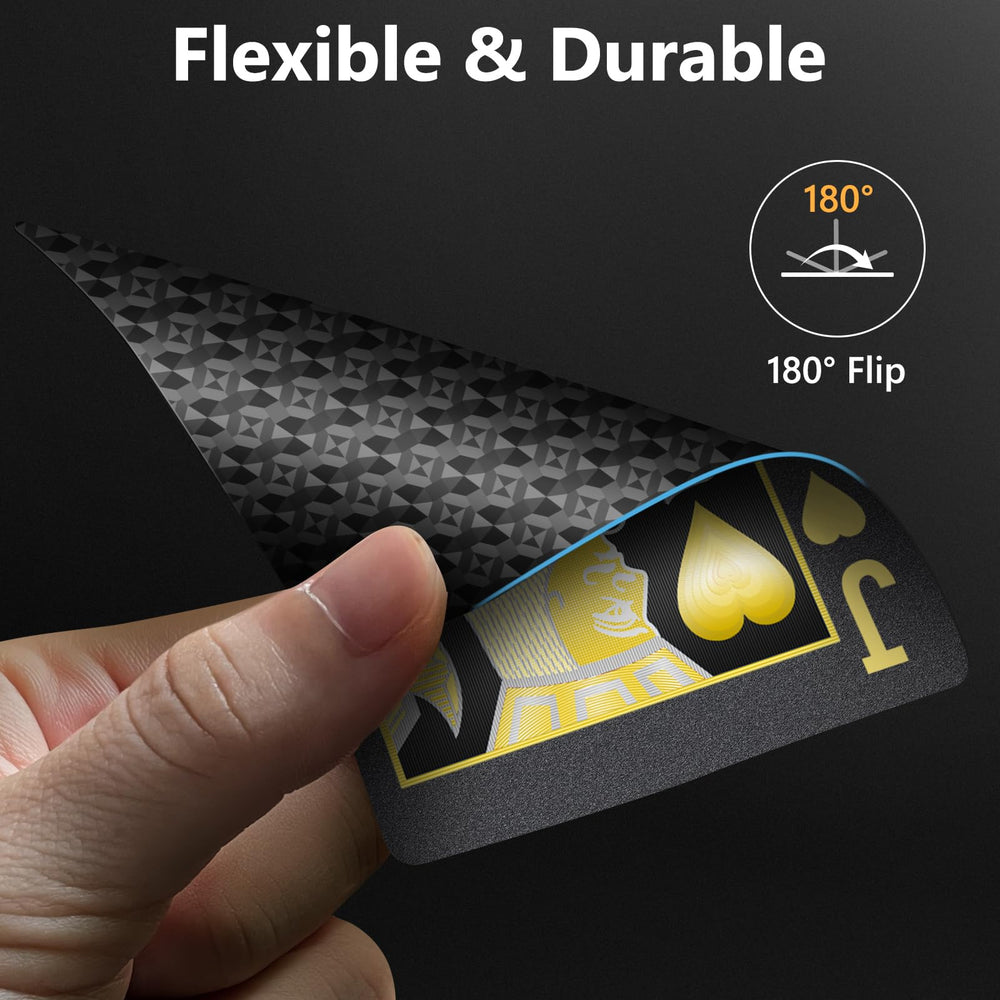 BIERDORF matte-surface cards feel smooth and easy to handle