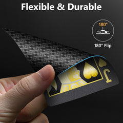 BIERDORF matte-surface cards feel smooth and easy to handle