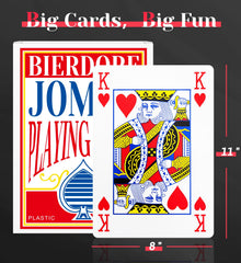 BIERDORF oversized cards designed for seniors with bold suits