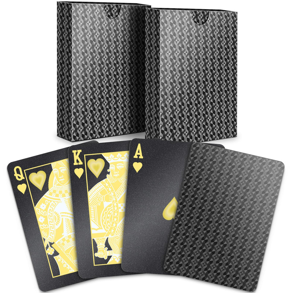 BIERDORF waterproof 54-card deck in hand for weatherproof game nights