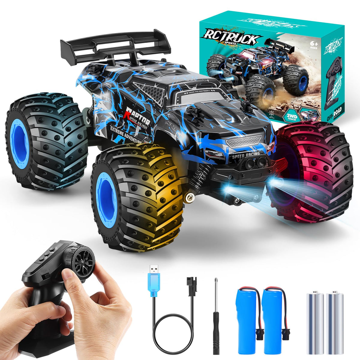 BIFYTON remote control car 1:18 scale for indoor and outdoor fun