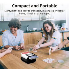 BIFTU shuffler compact and portable for game nights or travel.
