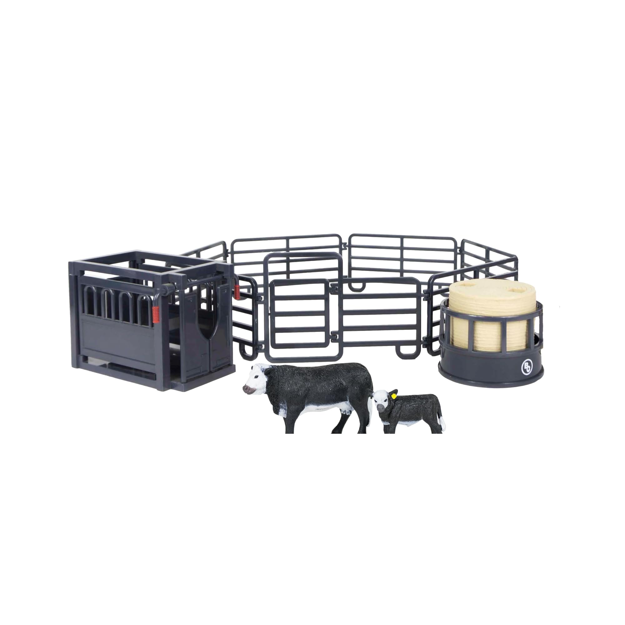 Big Country Toys 6666 Ranch Black Angus cattle close-up for realistic imaginative play.